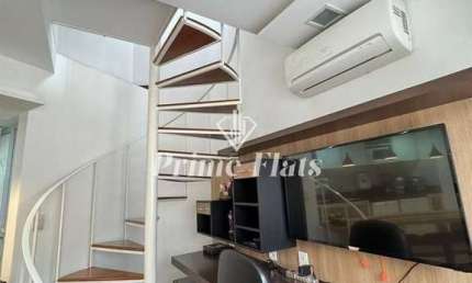 Flat disponível para locação no Condomínio Palazzo Gritti, com 46m², 1 dormitório e 1 vaga de garagem
