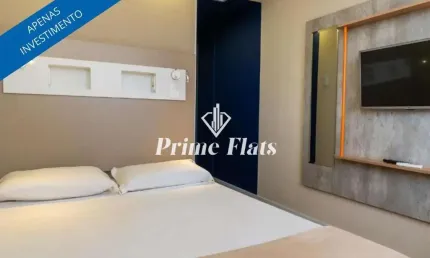 Flat disponível para venda no íbis budget foz do iguaçu, com 18m², 1 dormitório e 1 vaga