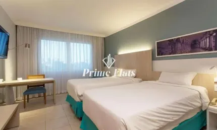 Flat disponível para venda no Mercure Salvador Rio Vermelho Hotel, com 25m², 1 dormitório e 1 vaga