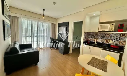 Flat disponível para locação no Tsue The Palace Flat, com 37m², 1 dormitório e 1 vaga