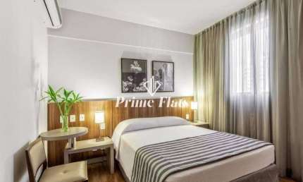 Flat disponível para venda no Hotel Vivenzo, com 30m², 1 dormitório e 1 vaga