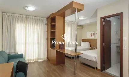 Flat disponível para venda no Hotel The Premium, com 37m², 1 dormitório e 1 vaga de garagem