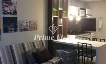 Flat disponível para locação no Le Bougainville, com 56m², 1 dormitório e 1 vaga de garagem