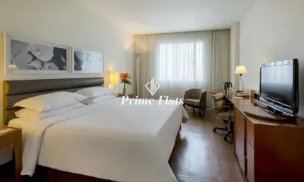 Flat disponível para venda no Grand Mercure São Paulo Vila Olimpia, com 24m², 1 dormitório e 1 vaga de garagem