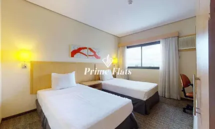 Flat disponível para locação no Transamerica Executive Nova Paulista, com 30m², 1 dormitório e 1 vaga