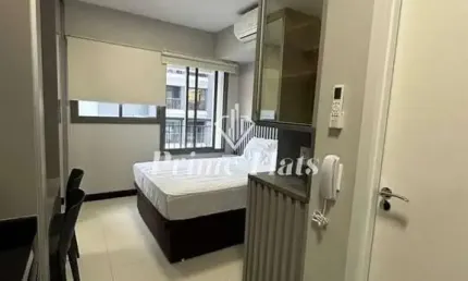 Studio disponível para locação no id paraíso, com 21m² e 1 dormitório
