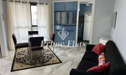 Flat disponível para locação no the first free flex residence, com 55m²,  2 dormitórios e 1 vaga