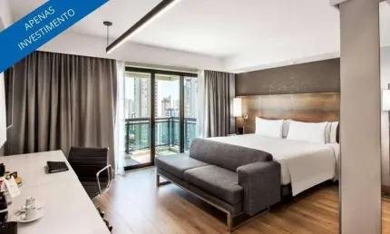 Flat disponível para venda no meliá ibirapuera, com 26m², 1 dormitório e 1 vaga