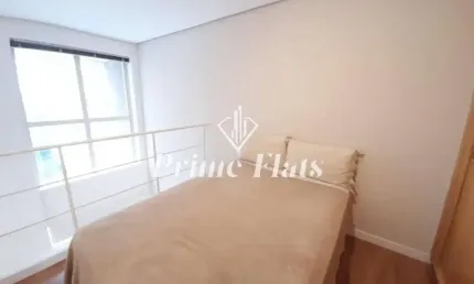 Flat disponível para locação no duplex life moema, com 45m², 1 dormitório e 1 vaga de garagem