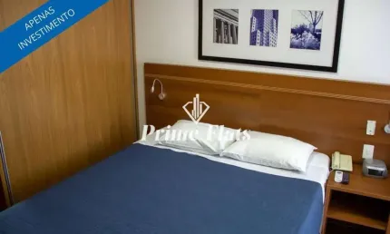 Flat disponível para venda no twin towers sbc no centro, com 32m², 1 dormitório e 1 vaga