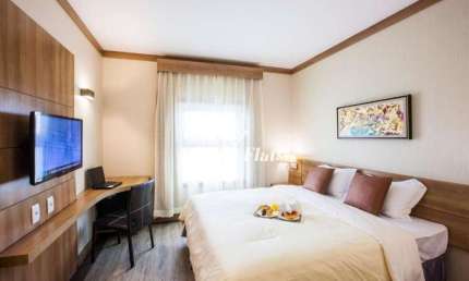 Flat disponível para venda no Hotel Intercity Vinhedo, com 20m², 1 dormitório e 1 vaga