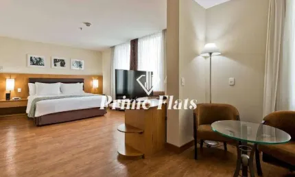 Flat disponível para venda no meliá paulista, com 27m², 1 dormitório e 1 vaga de garagem