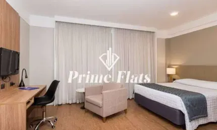 Flat disponível para venda no Transamérica Executive Bela Cintra, com 30m², 1 dormitório e 1 vaga