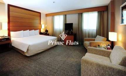 Flat disponível para venda no Wyndham Convention Ibirapuera, com 27m², 1 dormitório e 1 vaga de garagem
