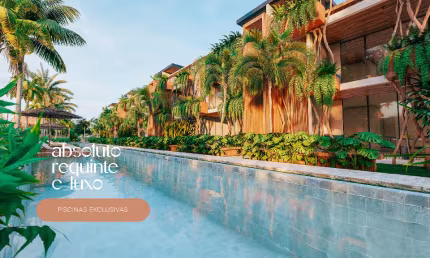 Lindo Apartamento 2 suites com Rooftop, beira mar de Tatuamunha