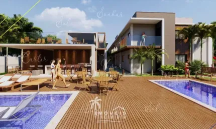 Apartamento á venda em itacimirim pé na areia breve lançamento