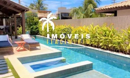 Casa À Venda em Guarajuba Duplex em Condomínio 5 Suítes A 50 Metros da Praia