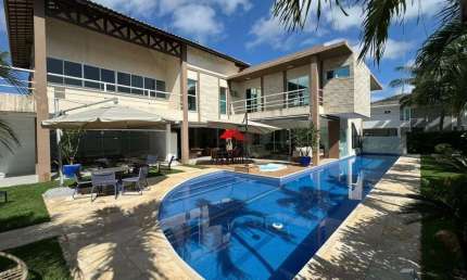 Casa em condomínio fechado com 5 quartos à venda na Alphaville Fortaleza, 100, Pires Façanha, Eusébio por R$ 10.500.000
