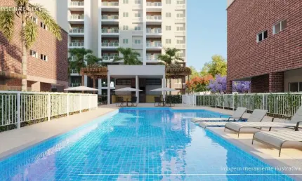 Apartamento com 2 quartos à venda na Rua Marques de Pinho, 102, Engenheiro Luciano Cavalcante, Fortaleza por R$ 401.880