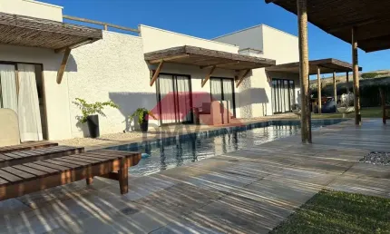Casa em condomínio fechado com 3 quartos à venda na the coral beach resort quadra 5, lote 08, 1, centro, trairi por r$ 2.800.000