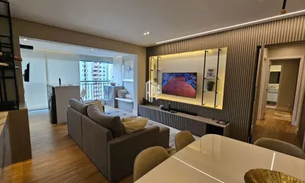 Apartamento em Santo André, no Centro - Sinta-se em um decorado de construtora com esse apartamento