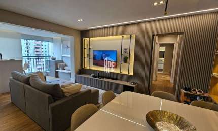 Apartamento em Santo André, no Centro - Sinta-se em um decorado de construtora com esse apartamento