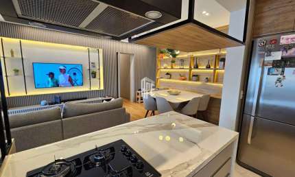 Apartamento em Santo André, no Centro - Sinta-se em um decorado de construtora com esse apartamento