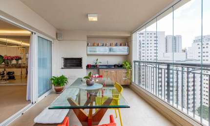 Apartamento com 3 quartos à venda na Rua Juquis, 204, Moema, São Paulo