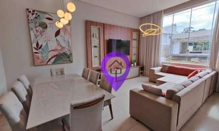 Casa de 178m² à venda no Condomínio Bela Vila, Pouso Alegre. 3 dormitórios, jacuzzi e área gourmet. Condomínio com piscina, quadras e horta