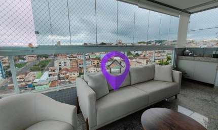 Apartamento premium 140m² no Edifício São Francisco, Centro 3 dormitórios (1 suíte), 2 vagas, varanda gourmet, sauna, jacuzzi e salão de festas