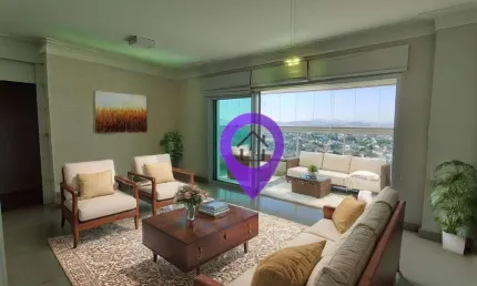 Apartamento à venda no Condomínio Santa Doroteia, Pouso Alegre/MG. 105m², 3 dormitórios (1 suíte), 2 vagas, varanda gourmet com churrasqueira e vista