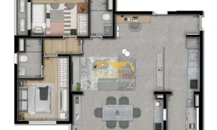 Apartamento com 3 dormitórios à venda, por R$ 997.050 - Butantã