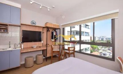 Studio com 1 dormitório à venda, 25 m² por R$ 430.000,00 - Brooklin - São Paulo/SP