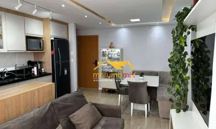 Apartamento com 2 dormitórios à venda, 50 m² por R$ 320.000 - Jardim Vista Alegre - Embu das Artes/SP