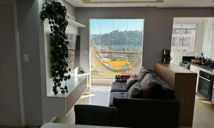 Apartamento com 2 dormitórios à venda, 50 m² por r$ 319.000,00 - jardim vista alegre - embu das artes/sp
