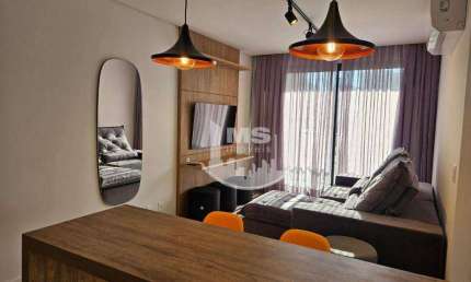 Apartamento com 1 dormitório para alugar, 51 m² por R$ 5.180,00/mês - Cambuí - Campinas/SP