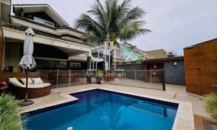 Sand Lake Residencial | Casa triplex 4 suítes 273 m² no Recreio