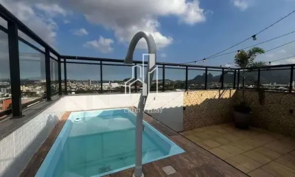 • locação ecoway mapendi | cobertura duplex 3 quartos 151 m² - taquara • 