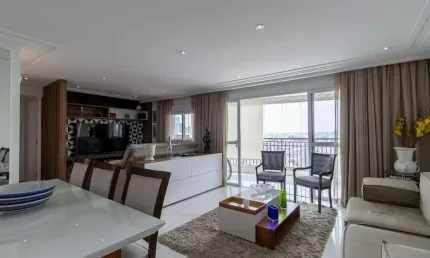Funcional apartamento tipo para venda em Jardim Aeroporto com 3 quartos, sendo 3 suítes, 109m²