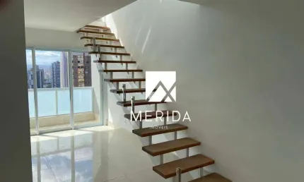 Cobertura com 2 dormitórios, 126 m² - venda por r$ 1.029.998,00 ou aluguel por r$ 5.923,17/mês - jardim - santo andré/sp