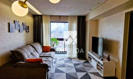 Apartamento com 3 dormitórios à venda, 96 m² por R$ 700.000,00 - Vila Valparaíso - Santo André/SP
