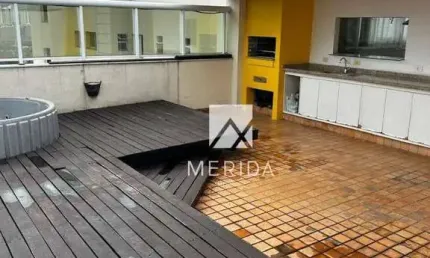 Cobertura com 3 dormitórios à venda, 250 m² por r$ 2.030.000,00 - jardim - santo andré/sp
