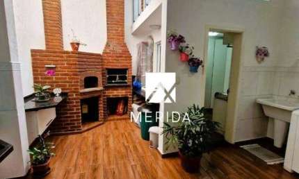 Sobrado com 3 dormitórios à venda, 238 m² por R$ 989.000,00 - Silveira - Santo André/SP