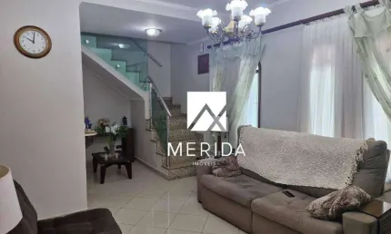 Sobrado com 3 dormitórios à venda, 158 m² por R$ 1.000.000,00 - Campestre - Santo André/SP