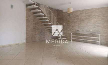 Sobrado com 4 dormitórios à venda, 171 m² por R$ 770.000,00 - Campestre - Santo André/SP