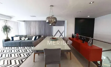 Cobertura com 2 dormitórios à venda, 280 m² por r$ 4.100.000,00 - jardim - santo andré/sp