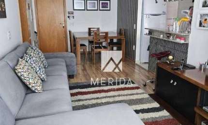 Apartamento com 1 dormitório à venda, 50 m² por R$ 554.000,00 - Jardim - Santo André/SP