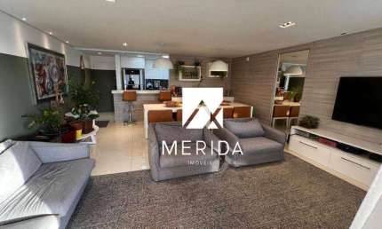 Apartamento com 3 dormitórios à venda, 115 m² por R$ 1.100.000,00 - Vila Valparaíso - Santo André/SP