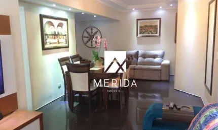 Apartamento com 3 dormitórios à venda, 110 m² por R$ 690.000,00 - Vila Valparaíso - Santo André/SP