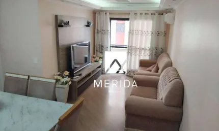 Apartamento com 3 dormitórios à venda, 76 m² por R$ 544.000,00 - Vila Gilda - Santo André/SP